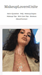 Mobile Screenshot of makeuploversunite.com